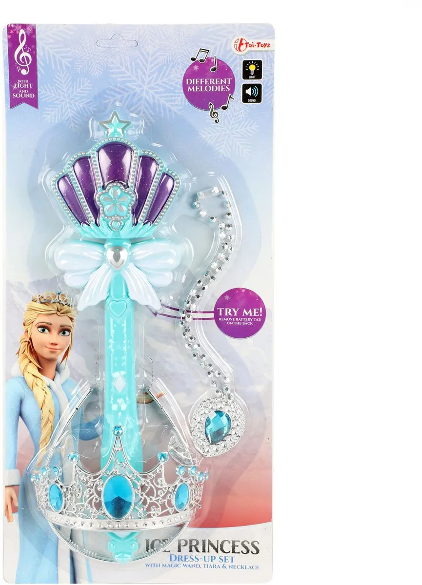 Toi-Toys Ice Princess Toverstaf - Licht & Geluid - Zilver