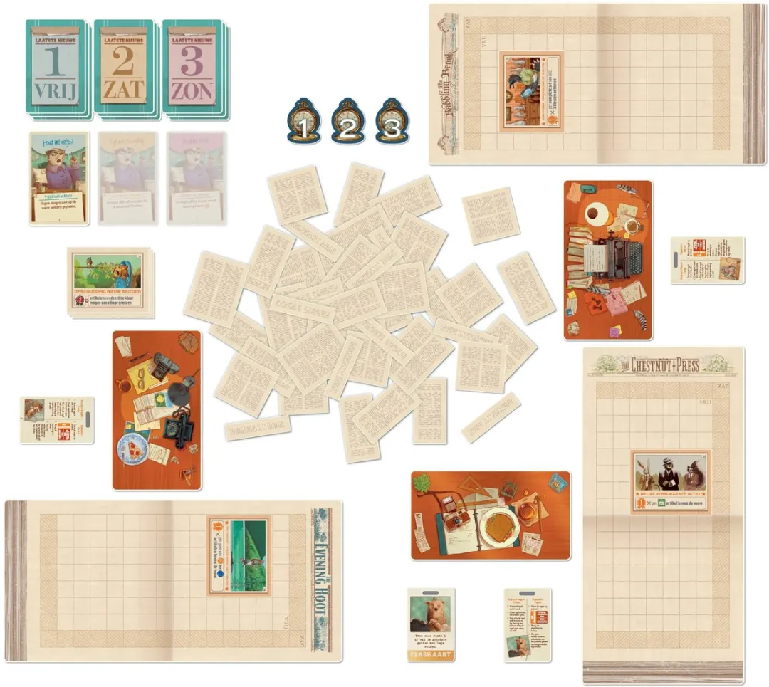 White Goblin Games Fit to Print Familiespel WGG2408 - 10+