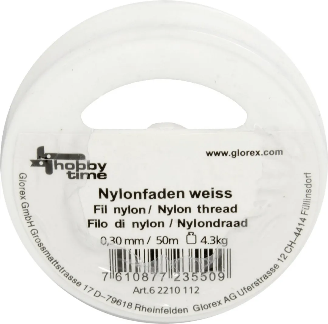 Glorex Hobby Nylon Draad 0.3mm