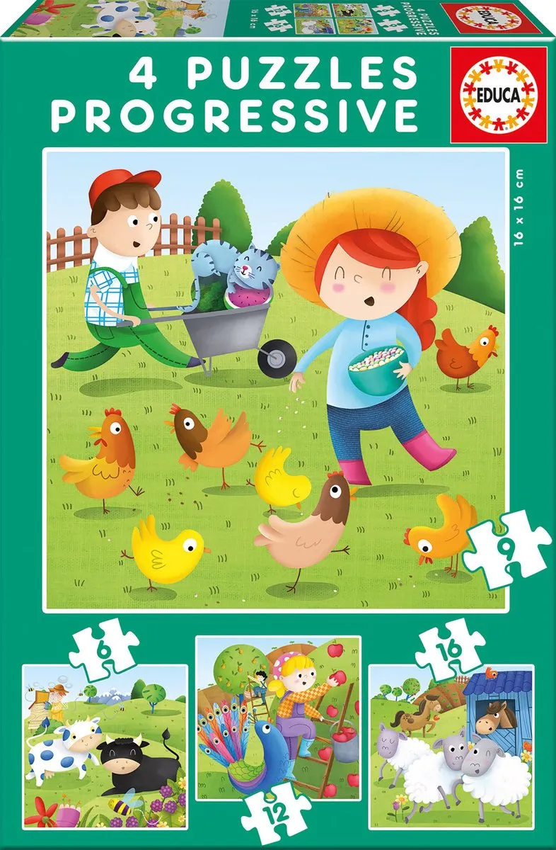 Educa Boerderijdieren Puzzel ED17145