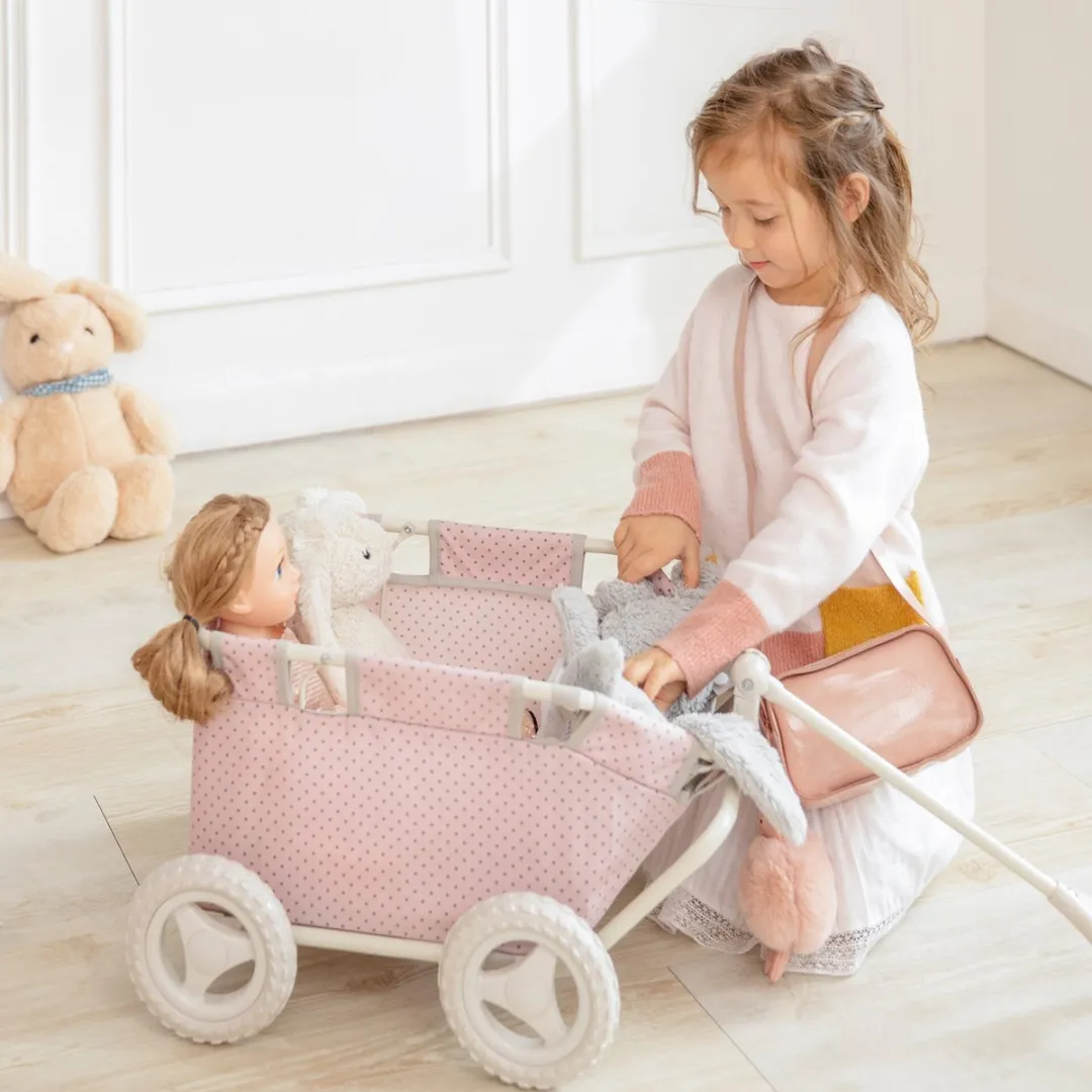 Teamson Kids Poppenwagen Polka Dot OL-00007
