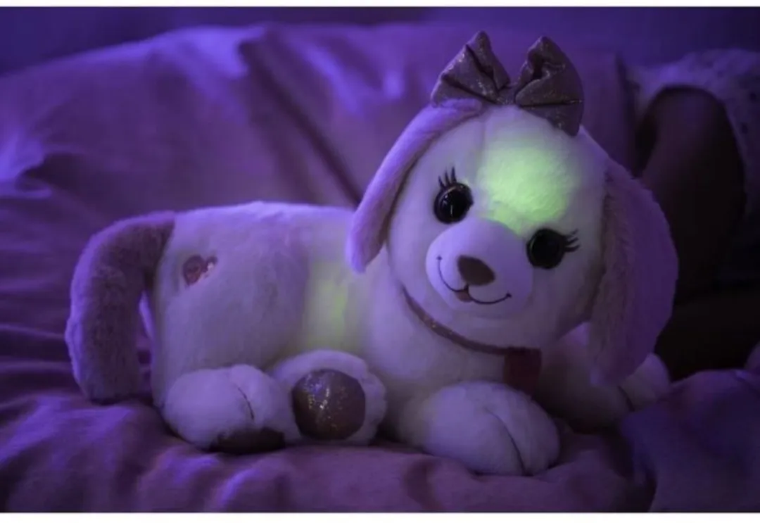 Gipsy Toys Puppy Bella Knuffelhond - 30cm - Roze/Wit