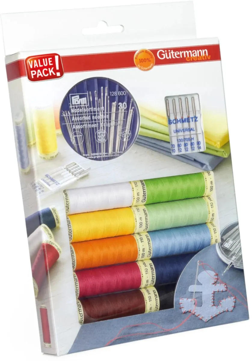 Gutermann Naaigaren - 10 Kleuren