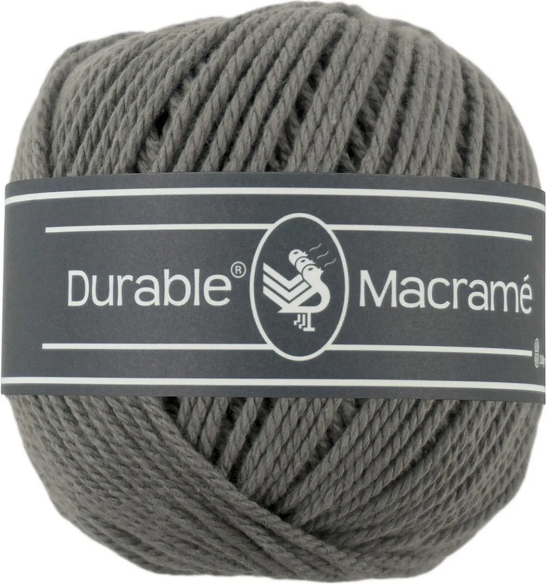 Durable Macramé - 2235 ash - Katoen Garen