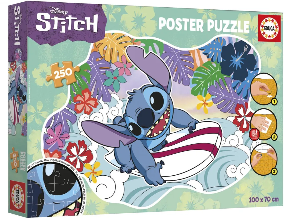 Educa Disney Stitch Puzzel 250 Stuks - Multicolor