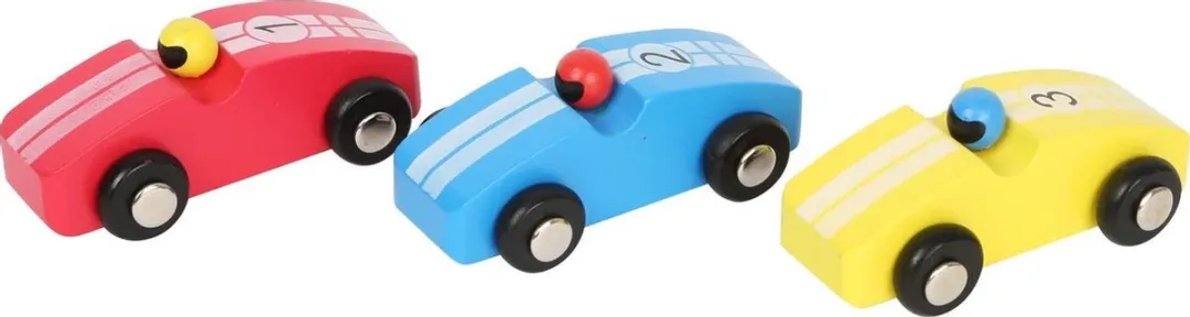 Small Foot Racebaan 18-delig - Geel