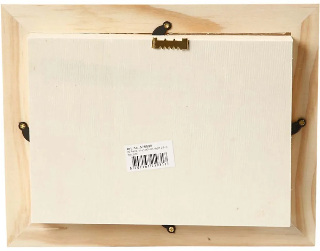 Creativ Company Houten 3D Lijst 18,2x23,2cm - Blank