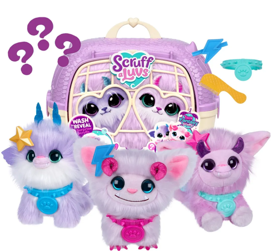 Moose Toys Scruff a Luvs Twin Fantasy Knuffels