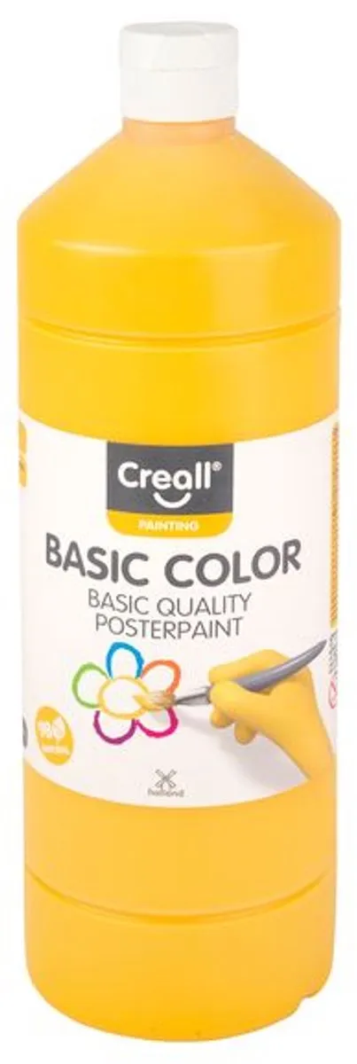 Creall Basic Plakkaatverf Donkergeel 1000ml