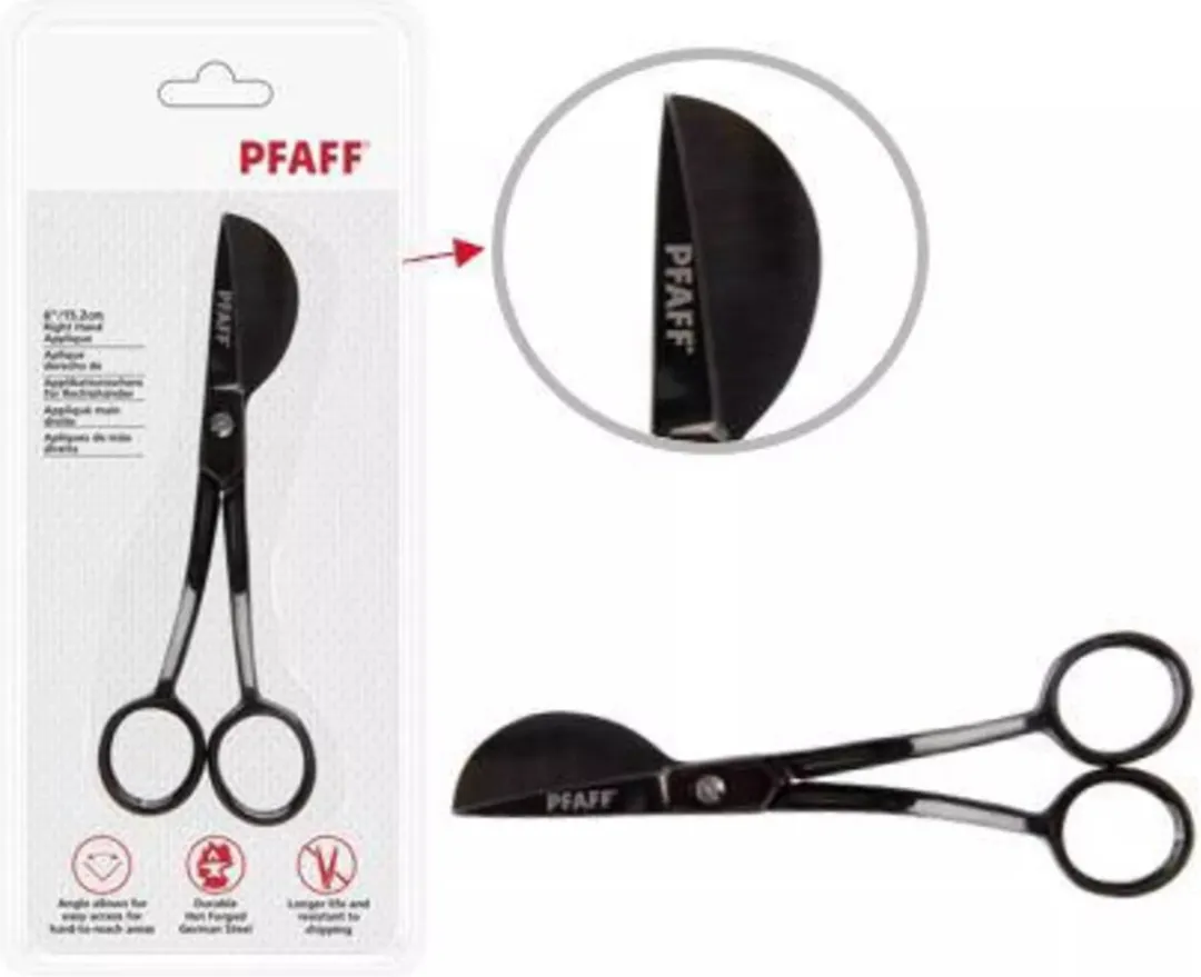 Pfaff Applicatieschaar Rechtshandig - Wit