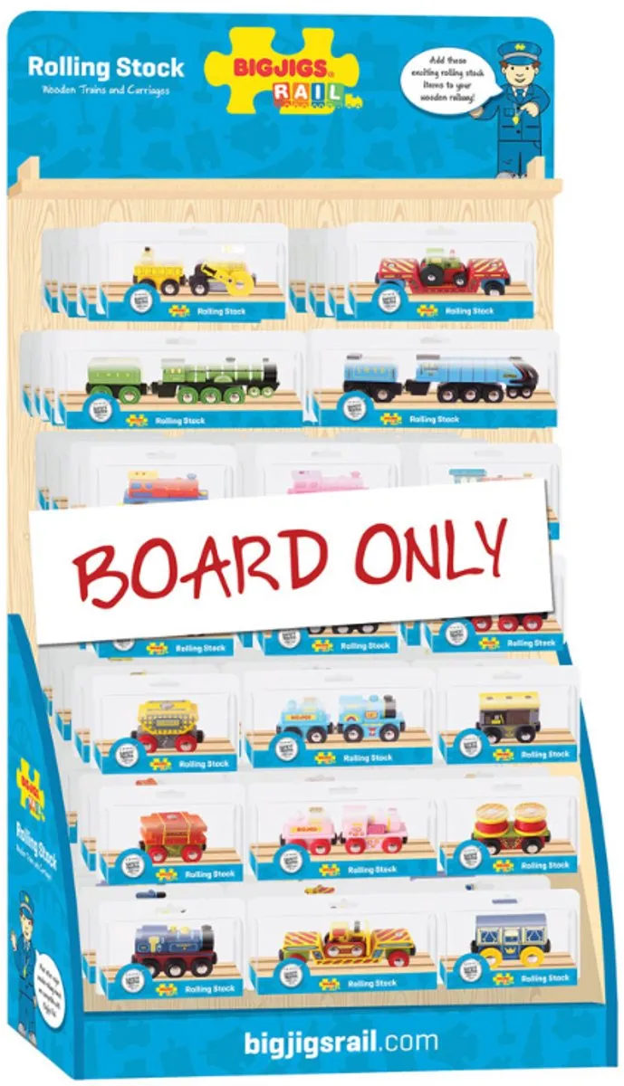 BIGJIGS Rolling Stock Display Board