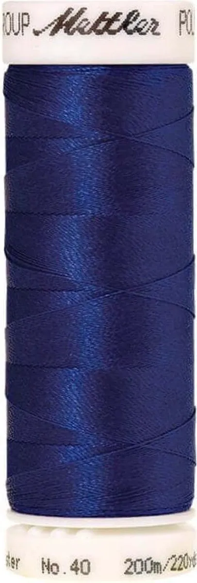 Amann Mettler Polysheen Naai-Borduurgaren COL-3544 Blauw 200m