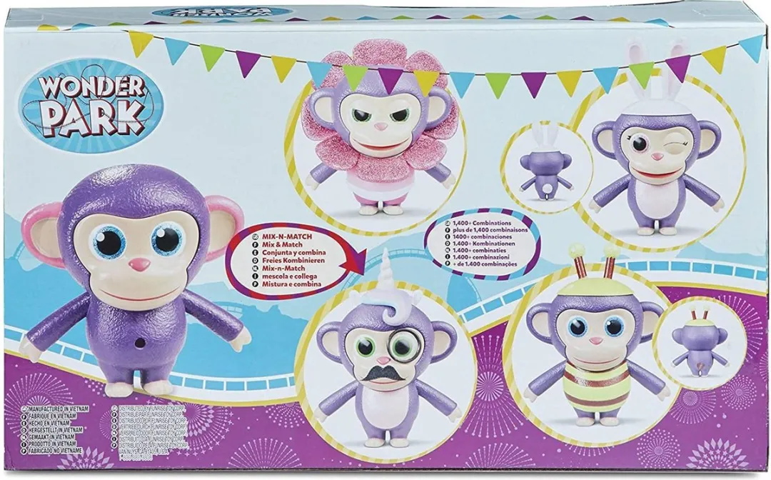 Jonotoys Speelset Wonderpark Junior Aap 21-delig - Multicolor