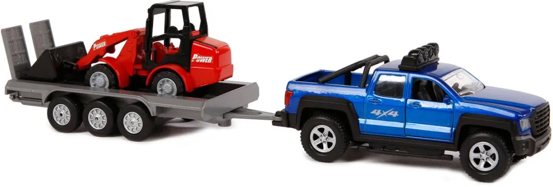 Kids Globe Terreinwagen met Aanhanger 510207