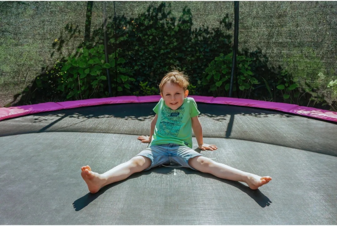 EXIT Silhouette Inground Trampoline 391cm - Roze