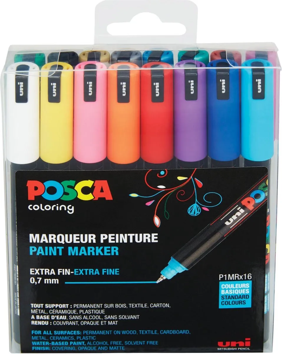 Posca PC-1MR Uni-ball Paint Markers