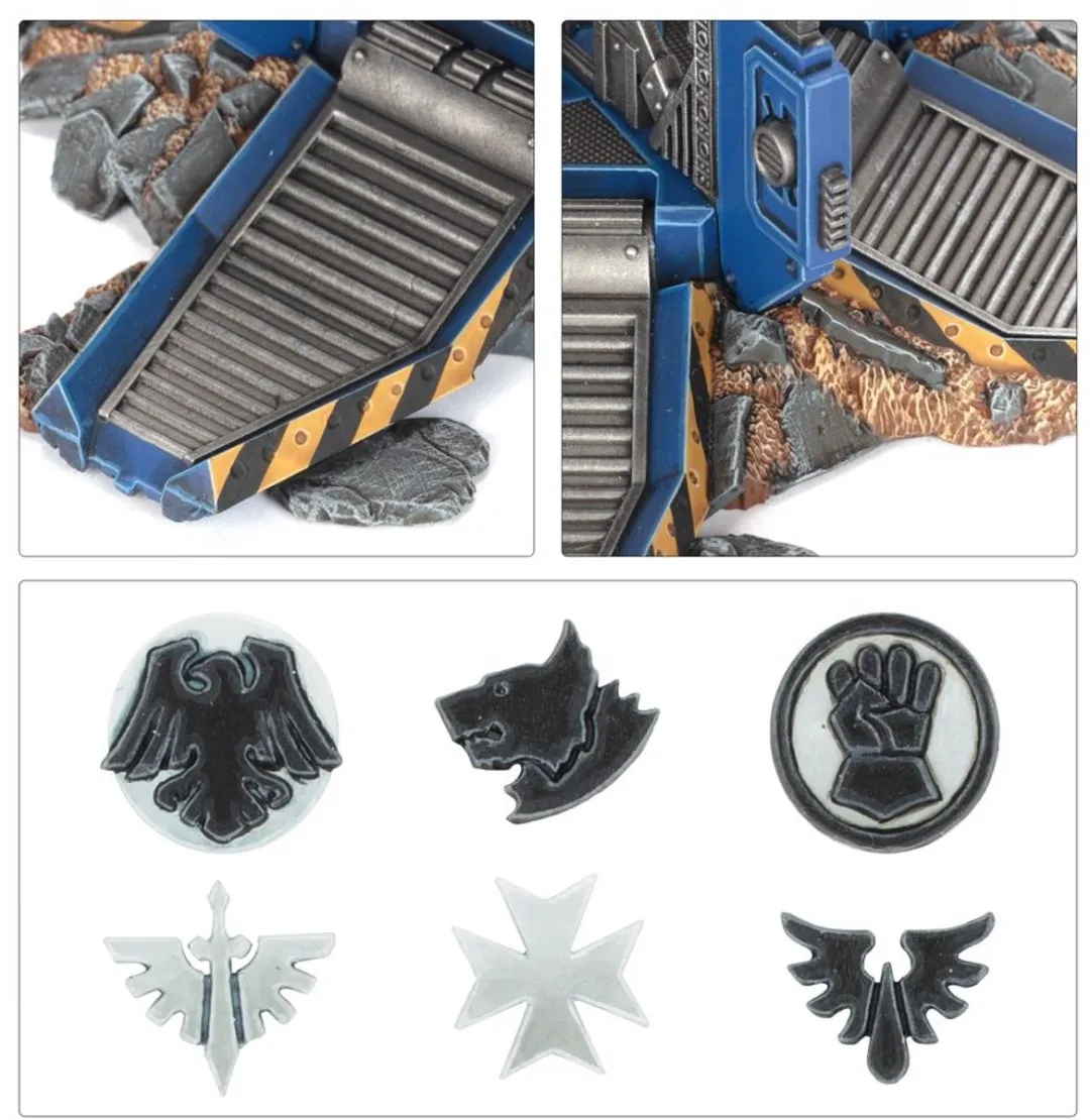Warhammer 40K Space Marines Drop Pods 48-101