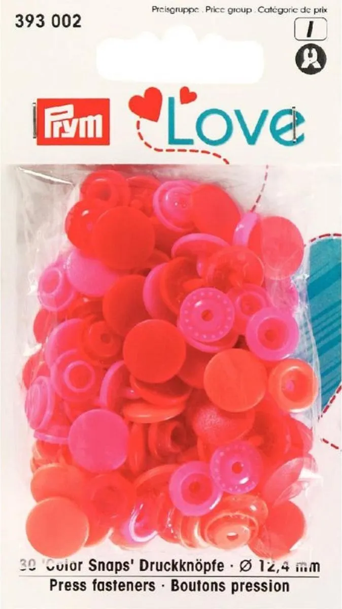 Prym Love Color Drukknoppen 12,4mm