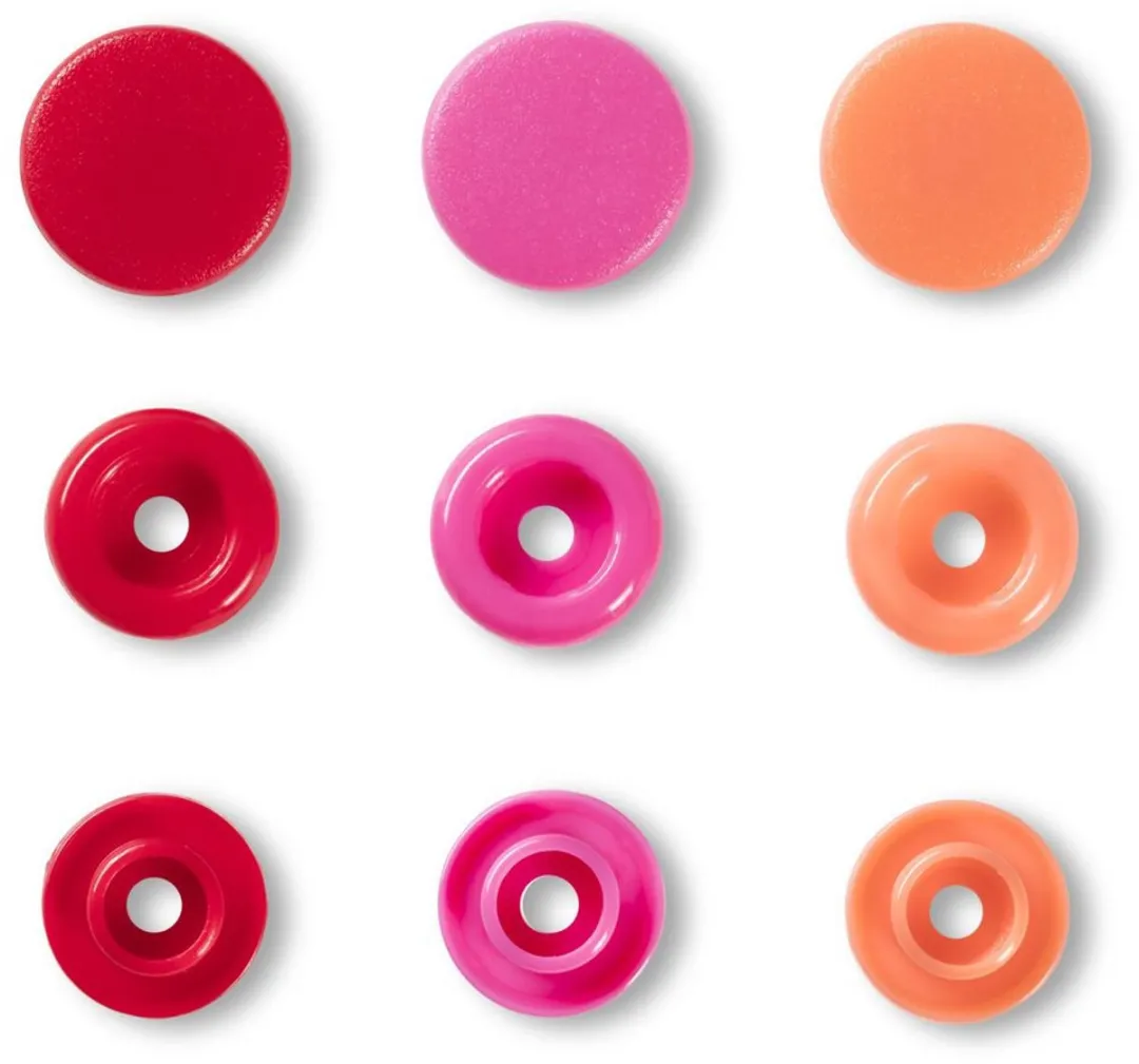 Prym Love Color Drukknoppen 12,4mm - Rood - 30 Stuks