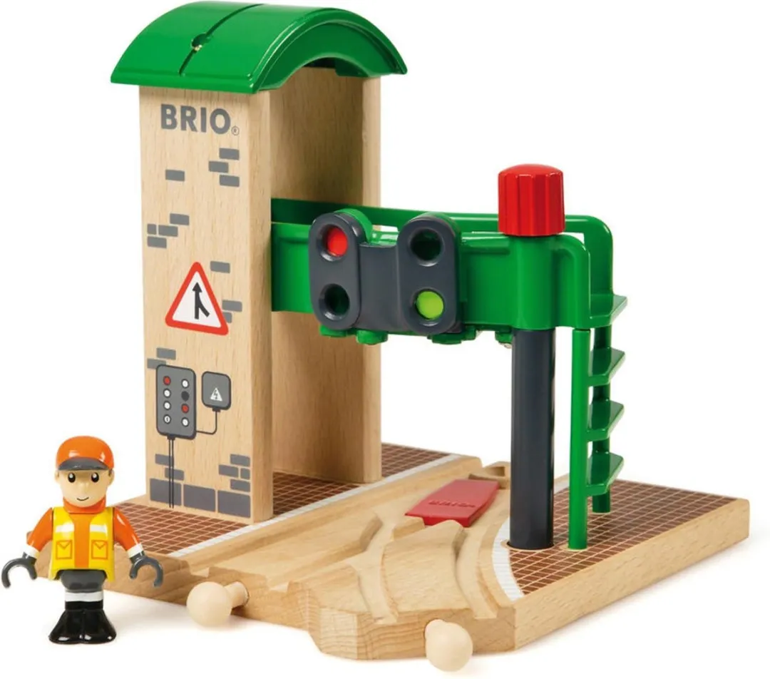 BRIO Seinstation 33674 - Treinspeelgoed Groen - afbeelding 6 van 6