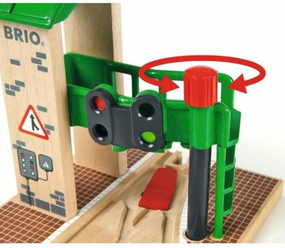 BRIO Seinstation 33674 - Treinspeelgoed Groen