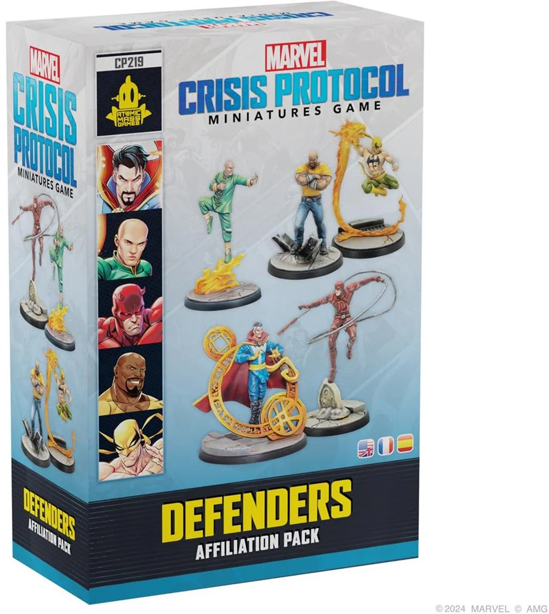 Marvel Crisis Protocol Defenders Affiliation Pack Miniaturen 841333129545