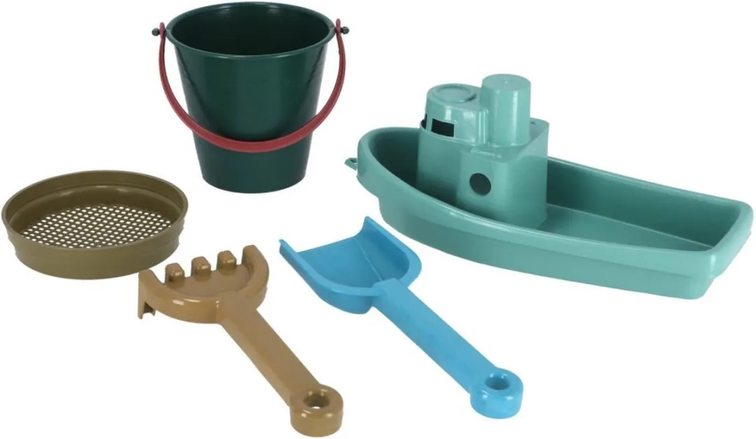 Dantoy Blue Marine Toys Boot en Emmerset 5-delig - MPN 4940