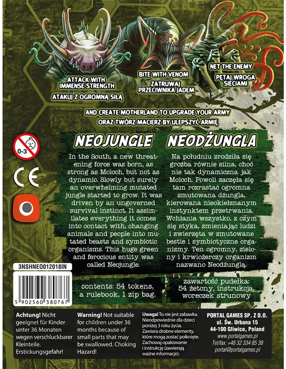 Portal Games Neuroshima HEX 3.0 Neojungle Uitbreiding
