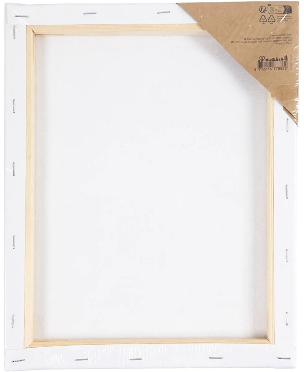 Creativ Company Schildercanvas Stilleven met bloemen 24x30cm - Multicolor