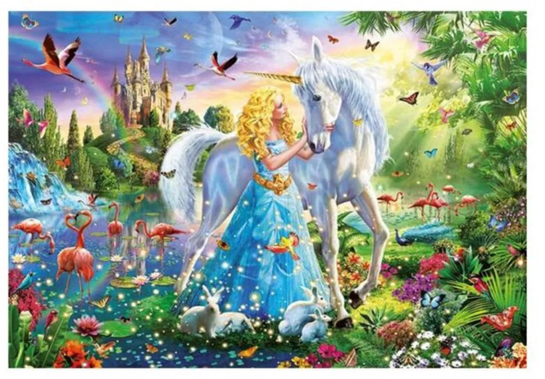 Educa - Puzzle 1000 - The Princess And The Unicorn (017654)