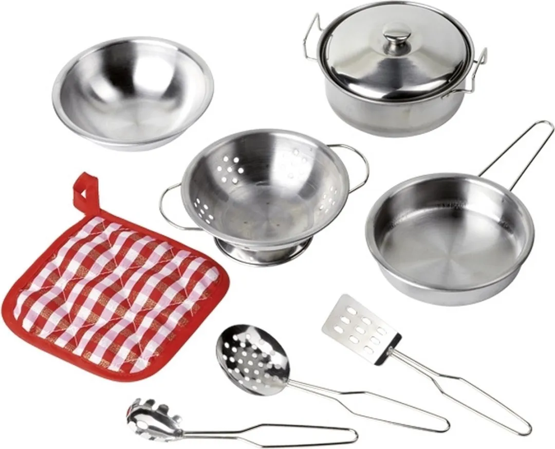 Goki Cooking Set II - Zilvergrijs