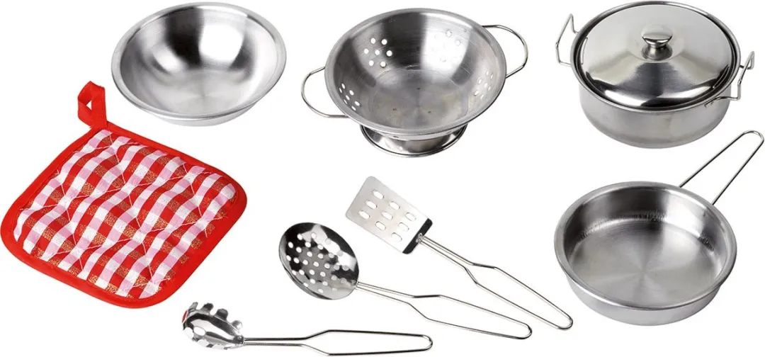 Goki Cooking Set II - Zilvergrijs
