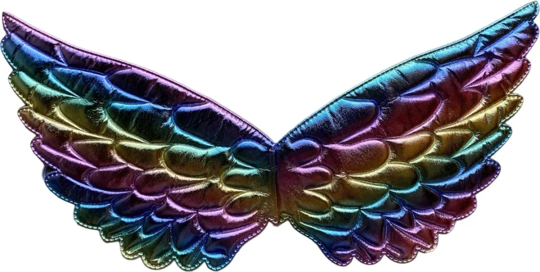 Jobber Toys Regenboog Eenhoorn Vleugels & Haarband - 1 Paar