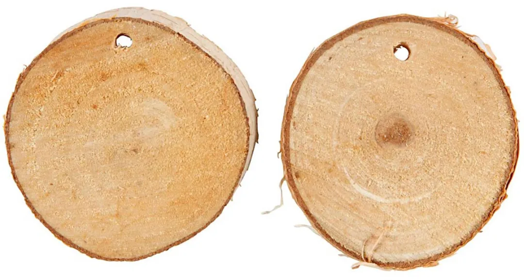 Creativ Company Houten Schijven Knutselmateriaal 500g - Multicolor
