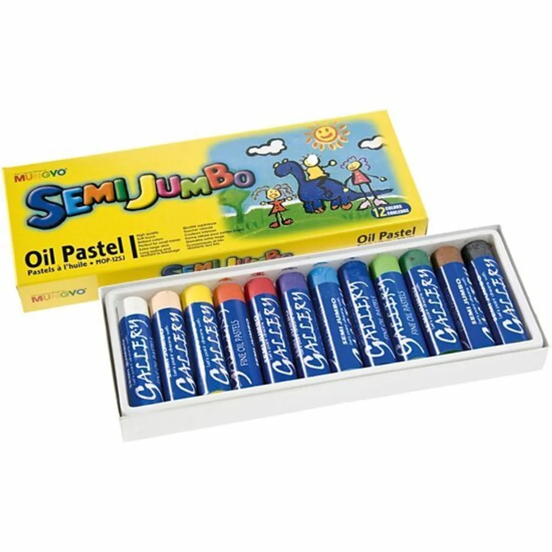 Creativ Company Mungyo Maxi Oliepastel 12 Stuks - Multicolor