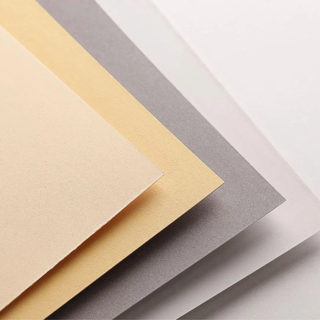 Clairefontaine Pastelmat Pad 17x24cm - Creme/Grijs