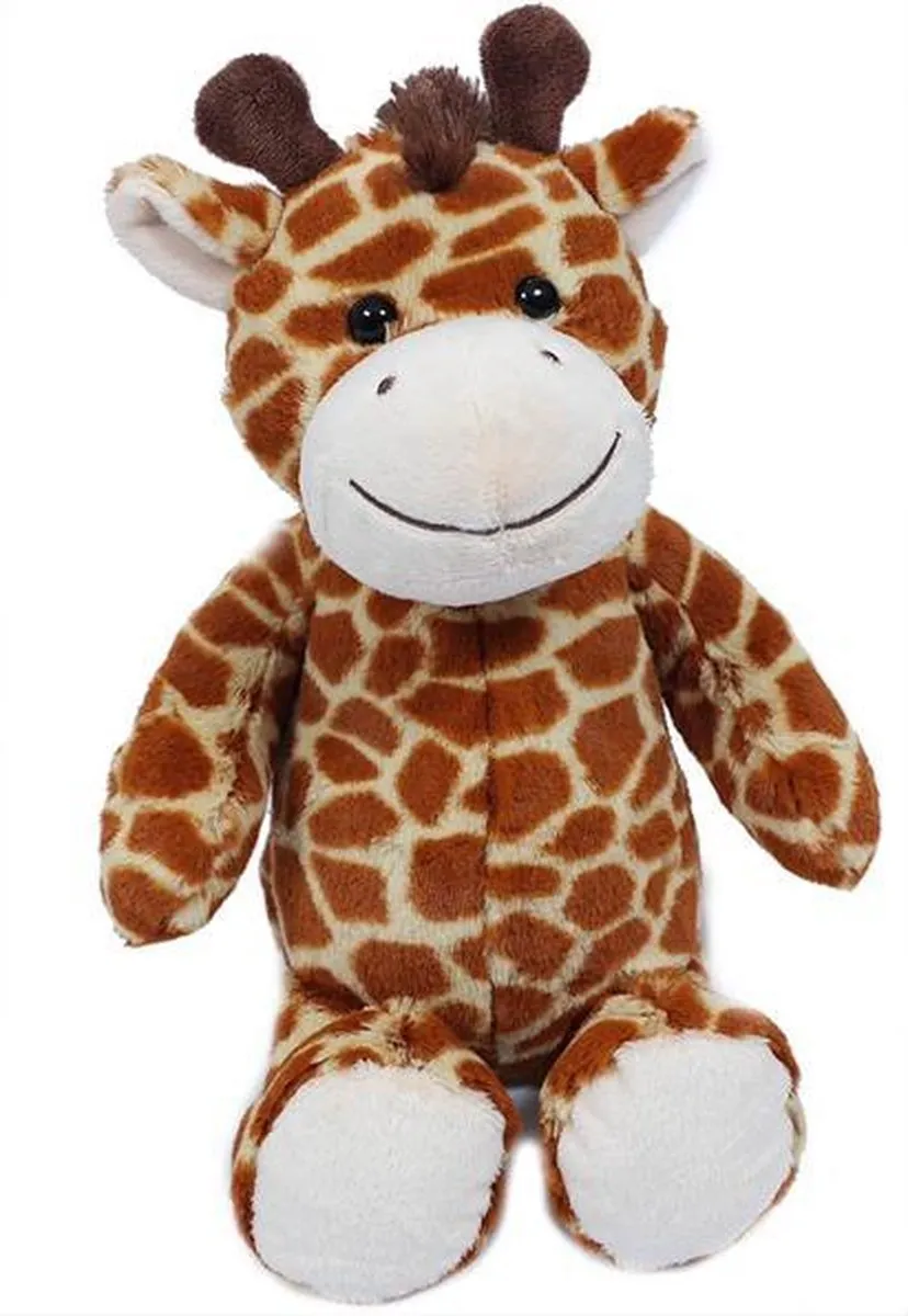 PIA Soft Toys Giraf Knuffel - 25 cm - Oranje/Geel