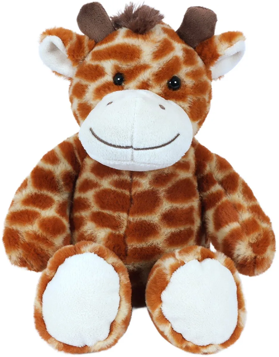 PIA Soft Toys Giraf Knuffel - 25 cm - Oranje/Geel