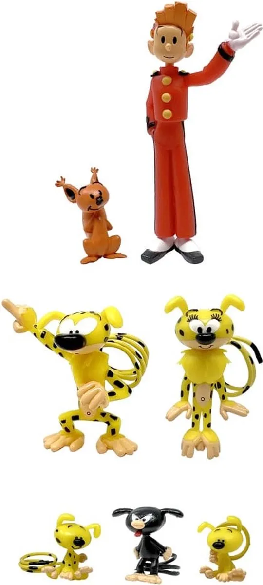 Plastoy Marsupilami Mini-Figuren 7-delig