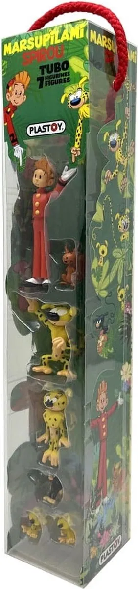 Plastoy Marsupilami Mini-Figuren 7-delig - P070389 - Multi
