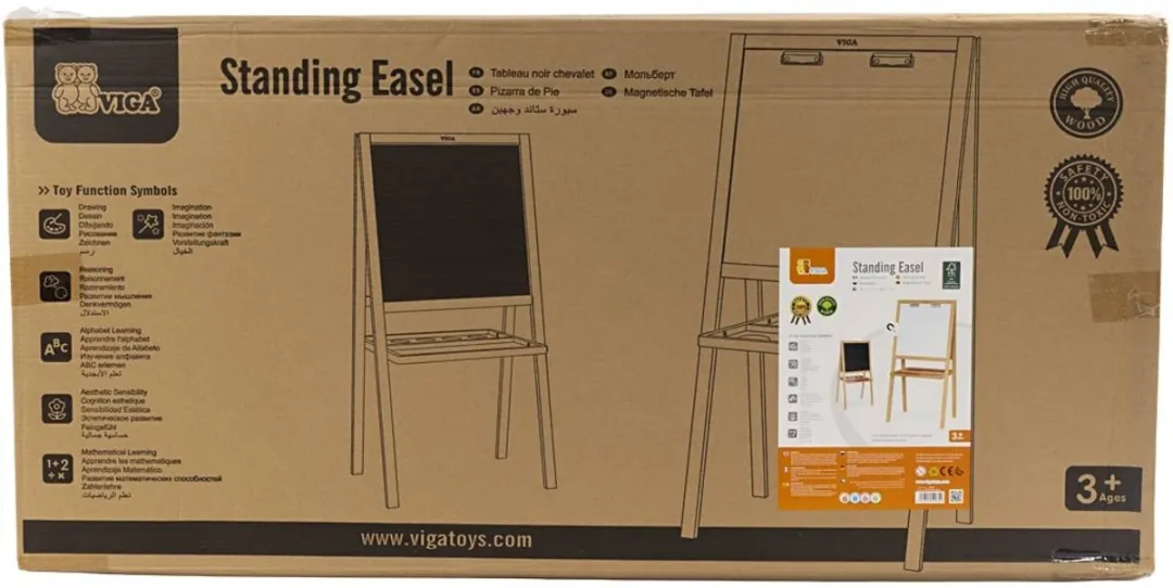Viga Toys Magnetisch Whiteboard - Educatief - Wit