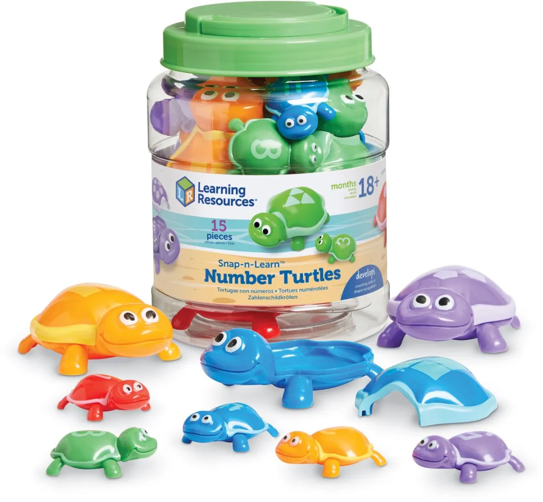 Learning Resources Snap-n-Learn Number Turtles LER6706 - Schildpadden - afbeelding 6 van 6