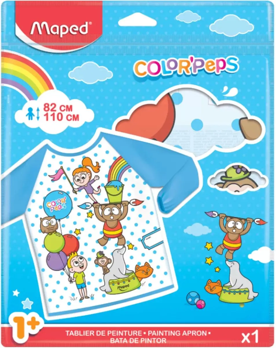 Maped Office Verfschort Early Age - Wit/Lichtblauw