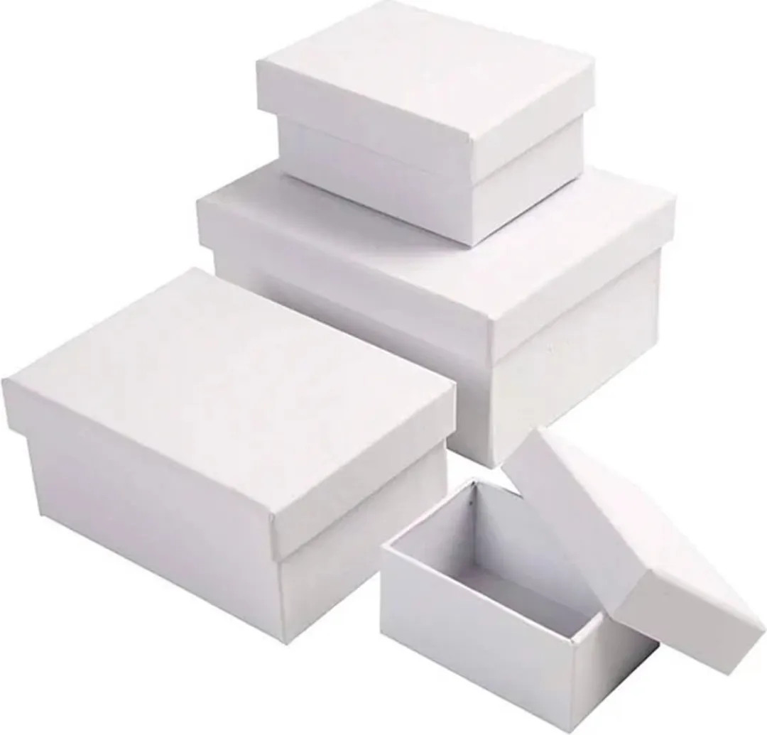 Creativ Company Rechthoekige Dozen Set - 4 Stuks Multicolor