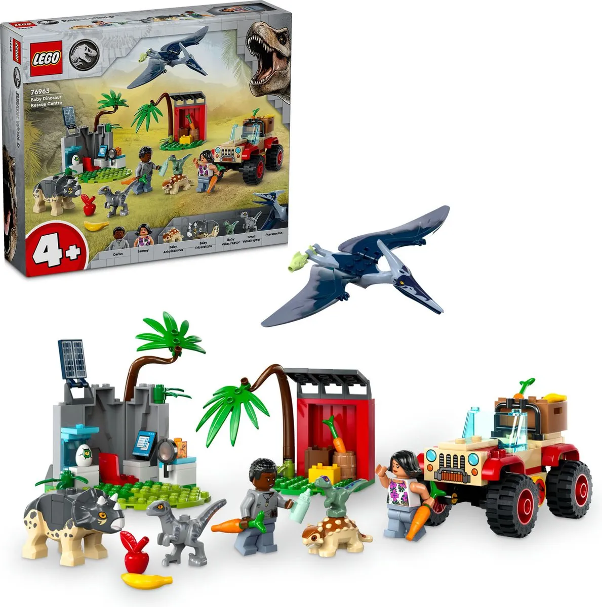 LEGO Jurassic World Reddingscentrum 76963 - 139 Stukken