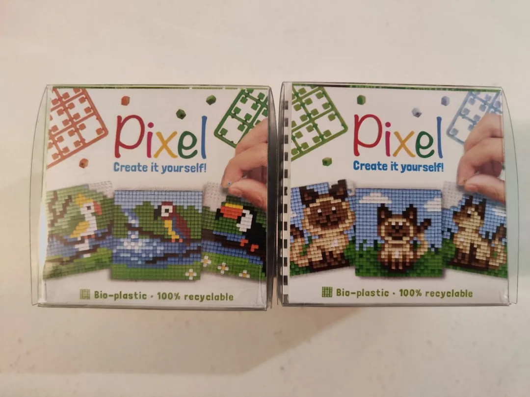 Pixelhobby Pixel Set Kubus Vogel/Kat