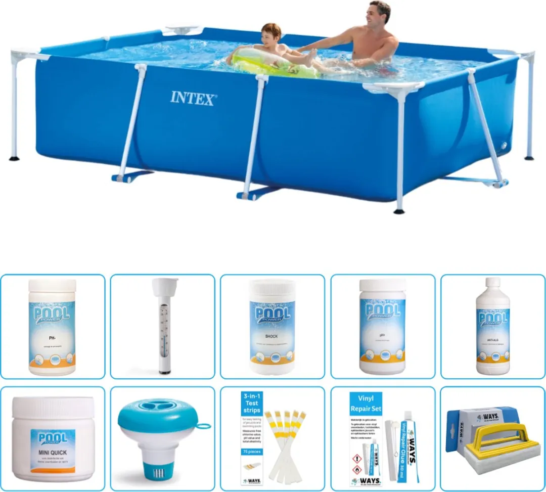 Intex Rechthoekig Frame Zwembad 260x160cm