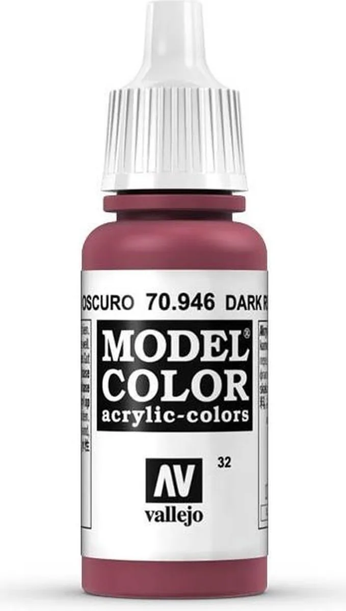 Vallejo Model Color Dark Red Acrylverf 17ml
