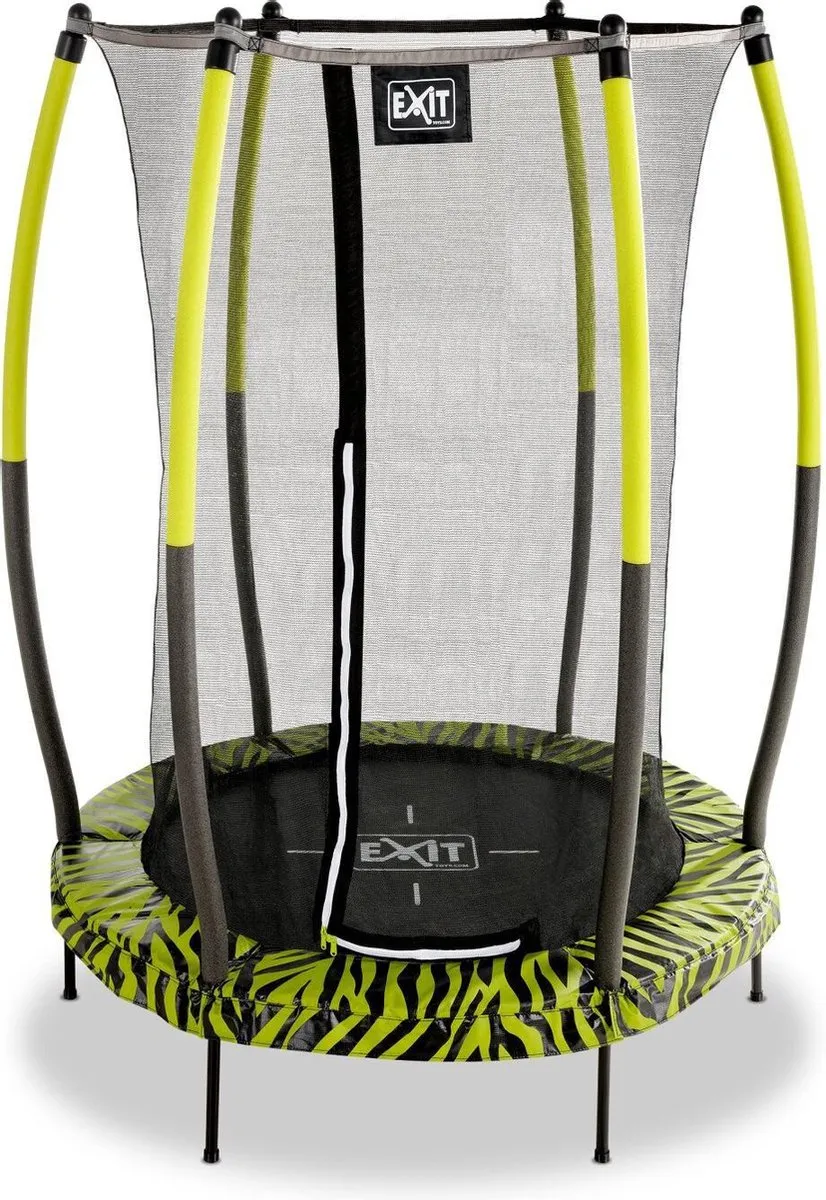EXIT Tiggy Junior Trampoline 170cm - Zwart/Groen
