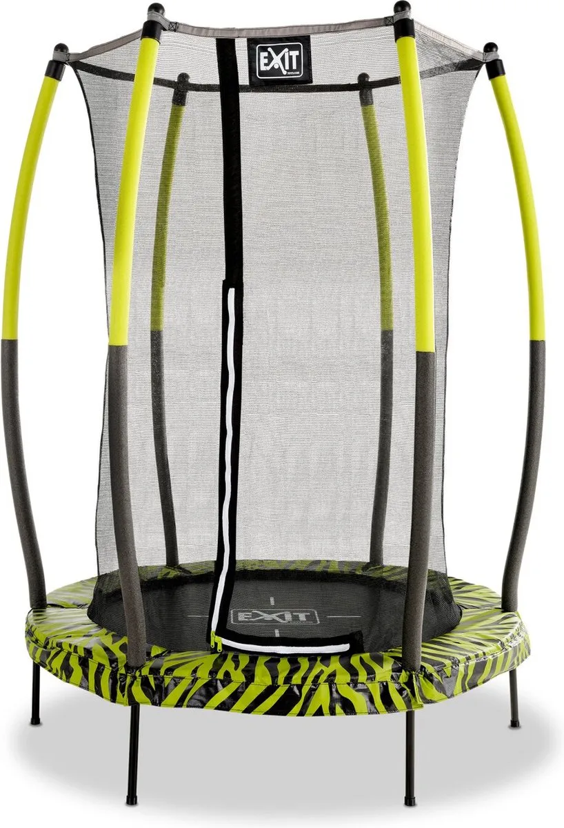 EXIT Tiggy Junior Trampoline 170cm - Zwart/Groen
